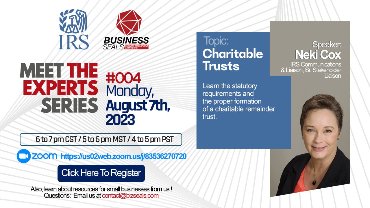 Meet the Experts #004 – Charitable Trusts