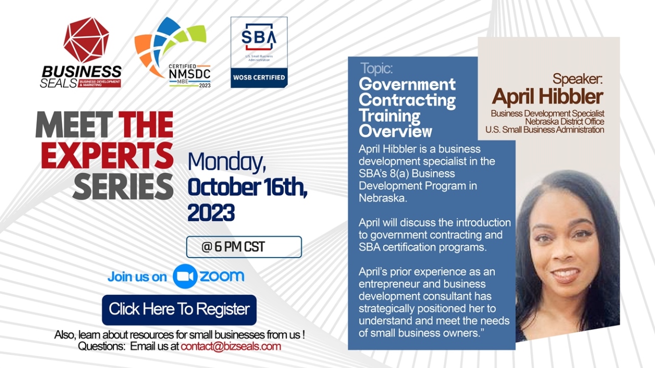 Meet The experts Series: Government Contracting with the SBA